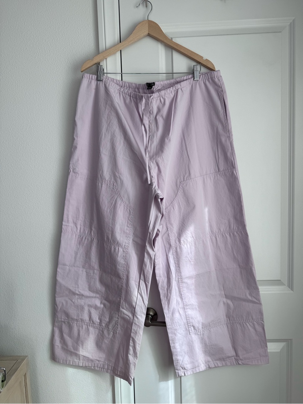 NWT J Crew Luna Pants In Cotton Poplin In Peppermint Ice Size XL Tall